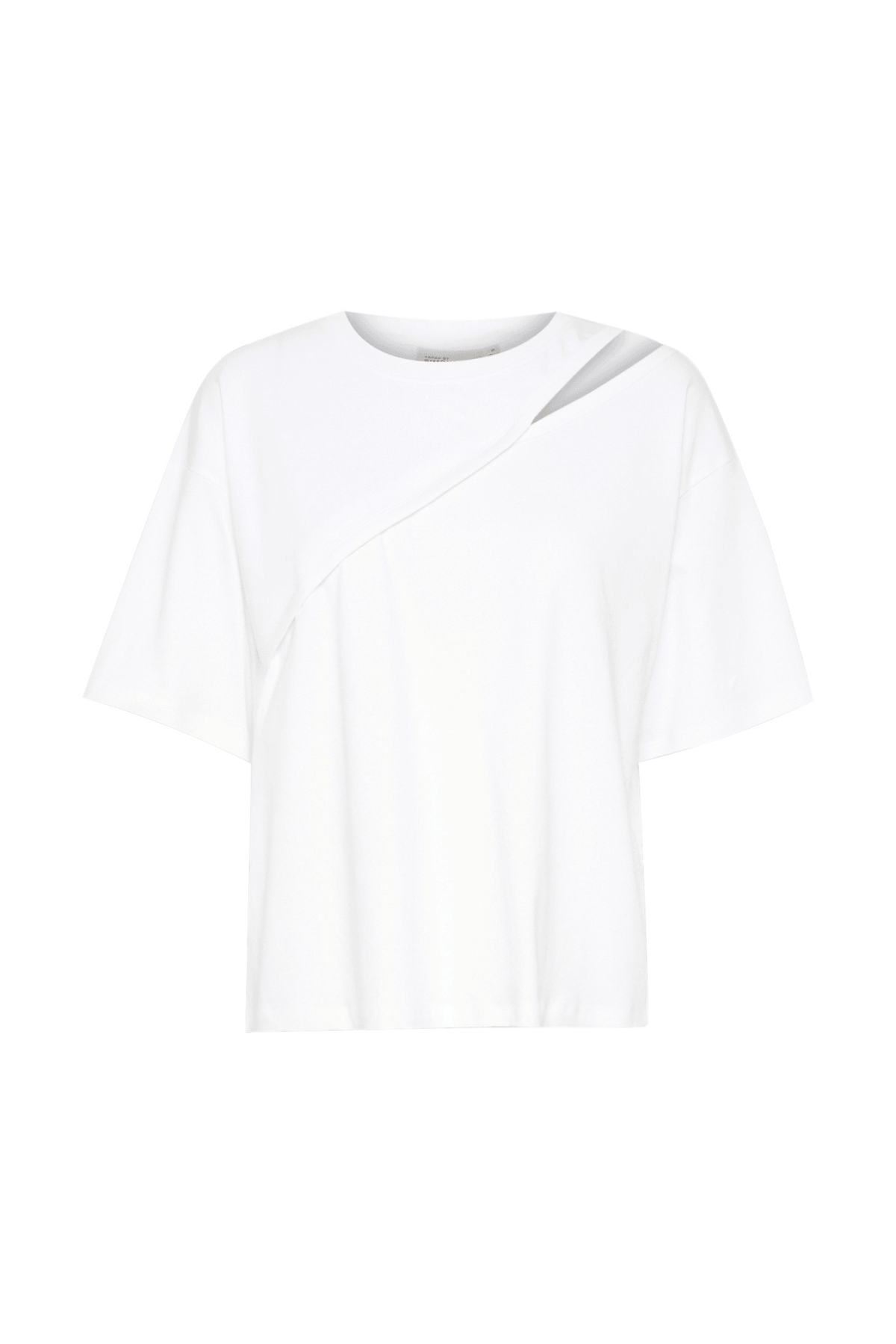 RENEE HOLE TEE BRIGHT WHITE