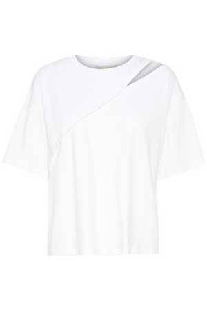 RENEE HOLE TEE BRIGHT WHITE