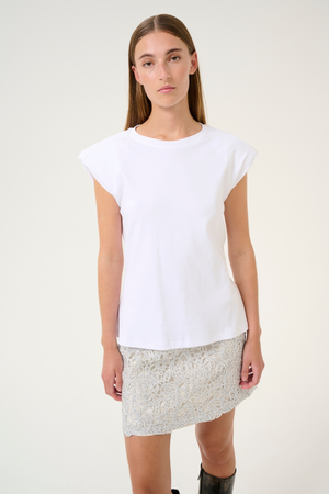 RENEE TOP BRIGHT WHITE