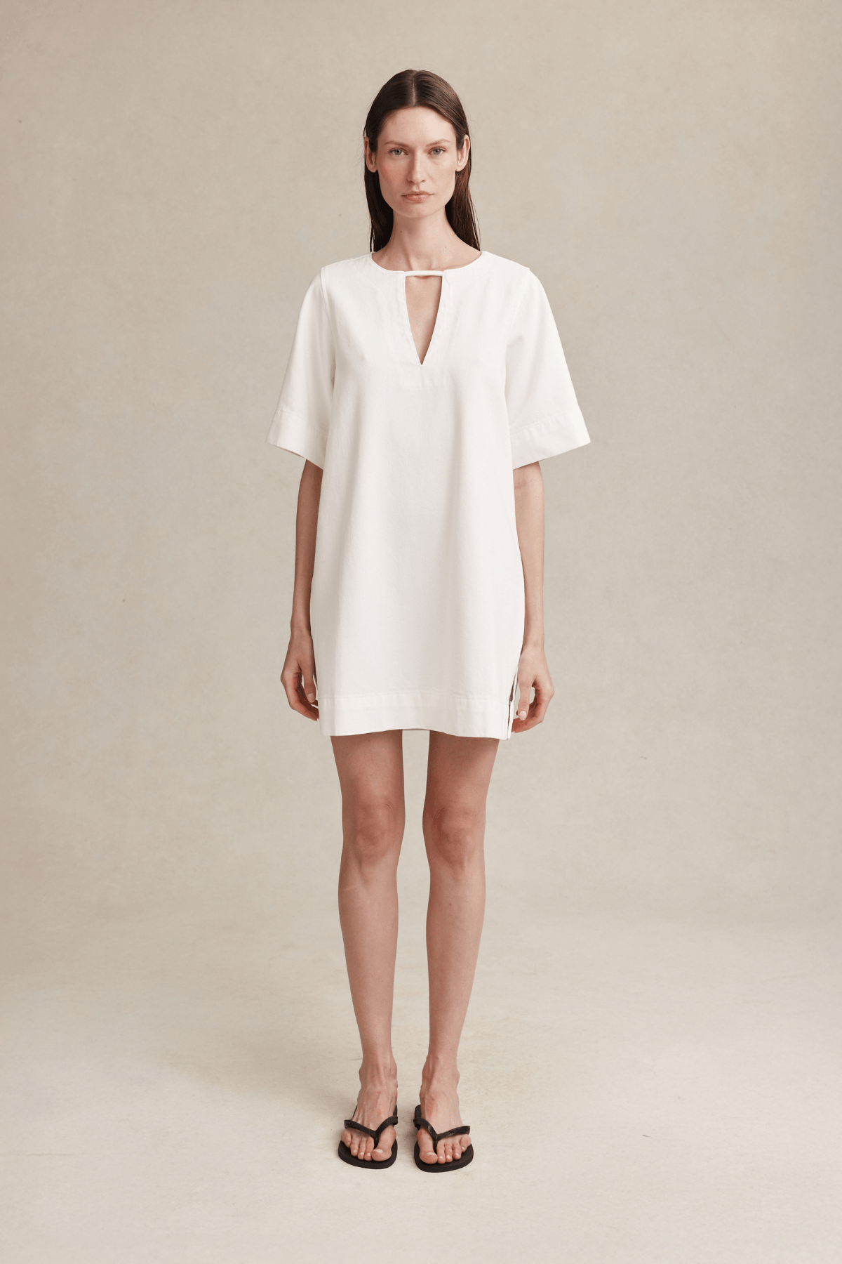 RENNIE DRESS BLANC