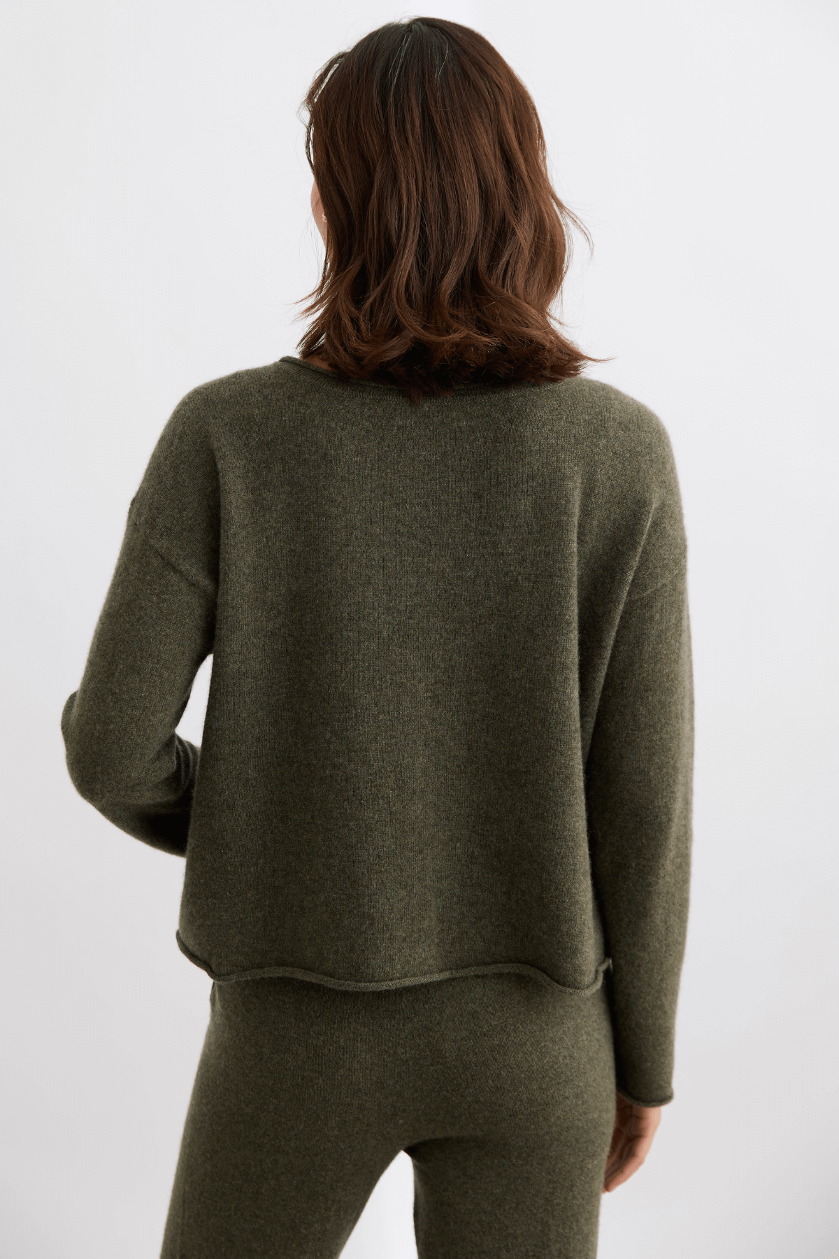 REVERSIBLE BUTTON CARDI MILITARY