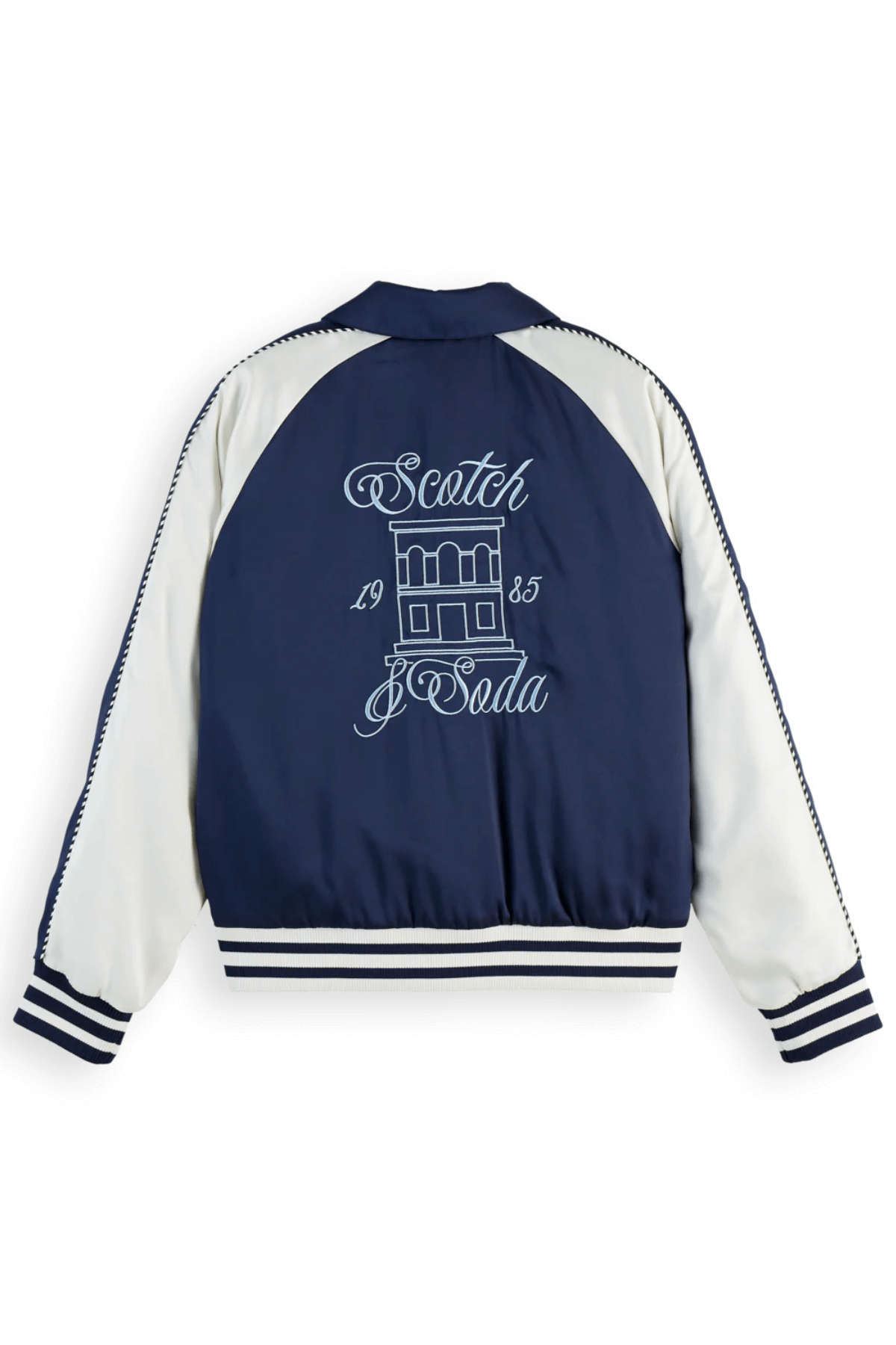 REVERSIBLE SOUVENIR JACKET NAVY/SOFT ICE