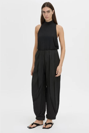 RHIA BALLOON LEG PANT BLACK