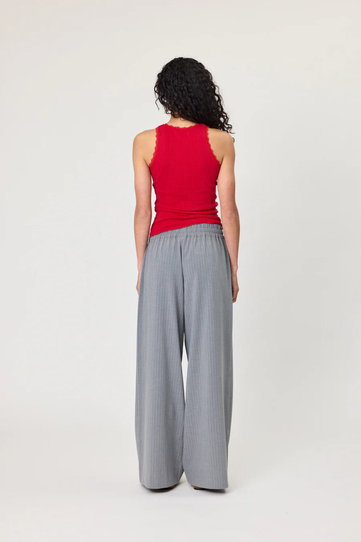 RHODES PANTS GREY STRIPE
