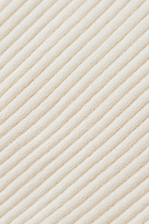 RIB POLO NECK PULLOVER SOFT ICE