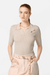 RIB POLO NECK PULLOVER SOFT ICE