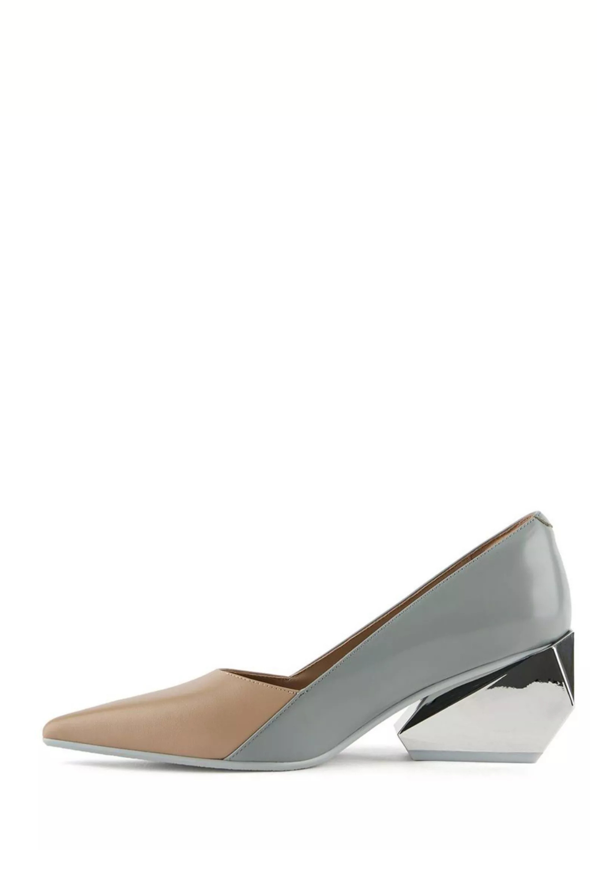 RICKY PUMP MID TAUPE MIX