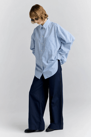 RIDER SHIRT BLUE/WHITE