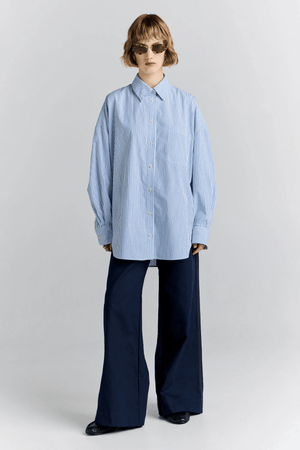 RIDER SHIRT BLUE/WHITE