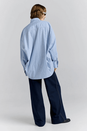 RIDER SHIRT BLUE/WHITE