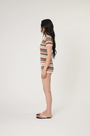 RIO TEE SEAWEED STRIPE