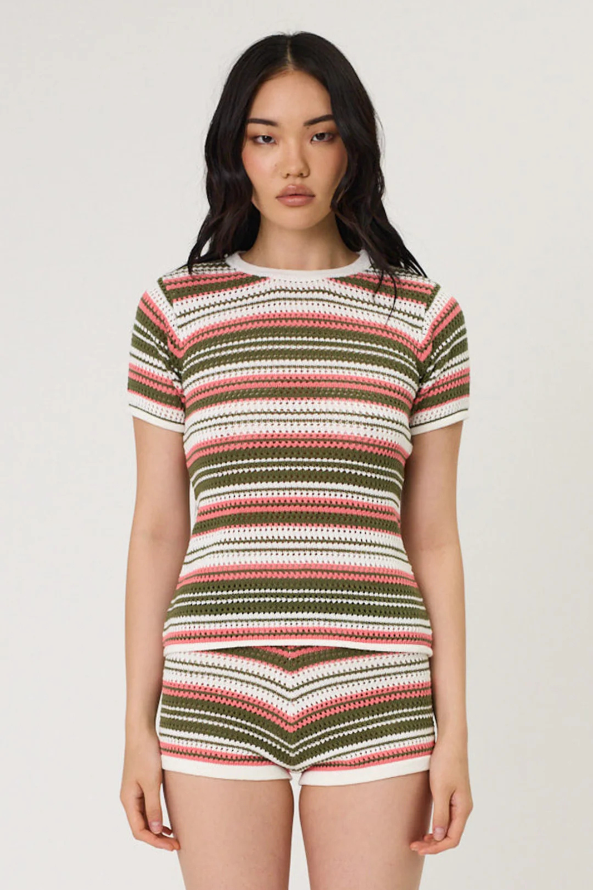 RIO TEE SEAWEED STRIPE