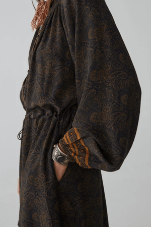ROBERTA DRESS CACHEMIRA MOUTARDE