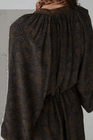 ROBERTA DRESS CACHEMIRA MOUTARDE