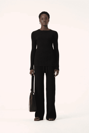 ROBERTA KNIT TOP BLACK