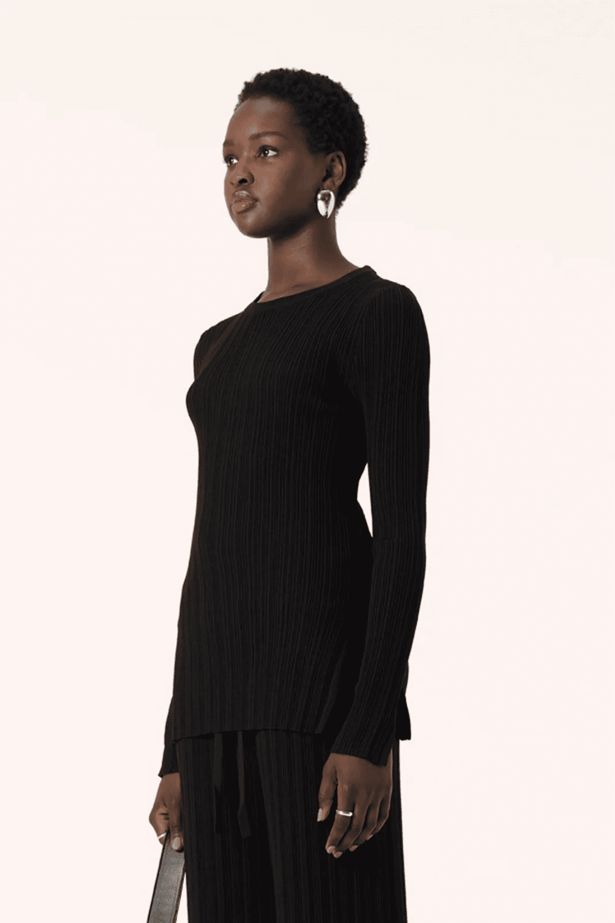 ROBERTA KNIT TOP BLACK