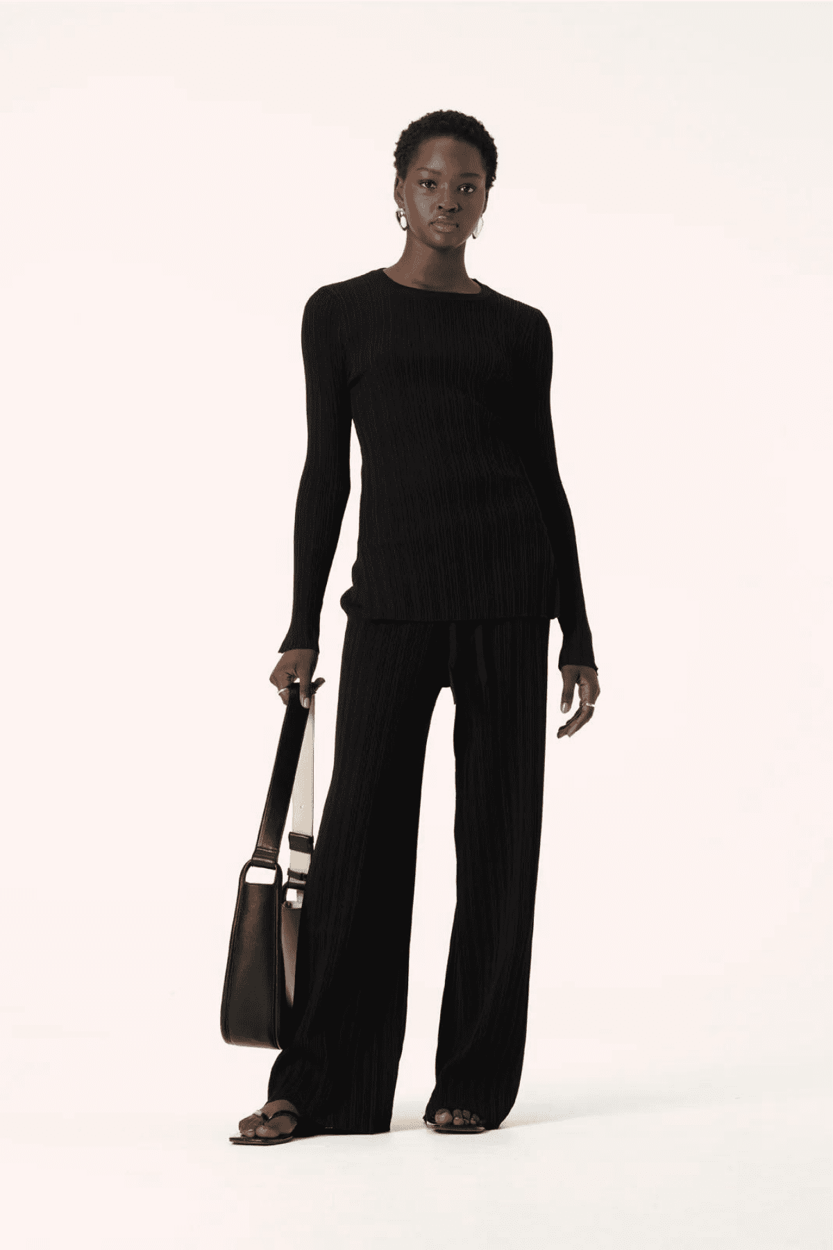 ROBERTA KNIT TOP BLACK