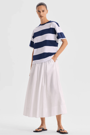 RORY STRIPE TEE NAVY