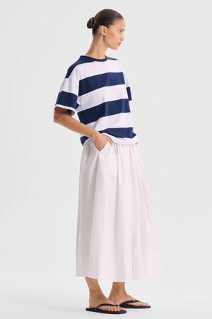RORY STRIPE TEE NAVY