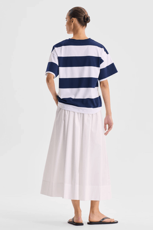 RORY STRIPE TEE NAVY