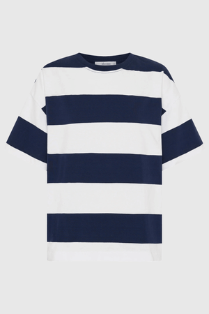 RORY STRIPE TEE NAVY