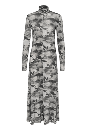 ROSALINA DRESS PRINT GREY