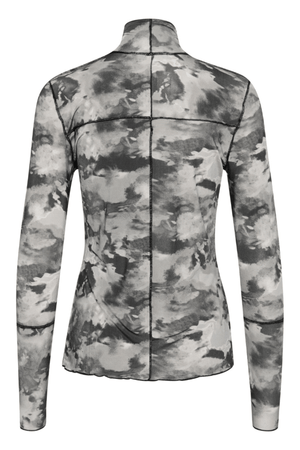 ROSALINA TOP PRINT GREY
