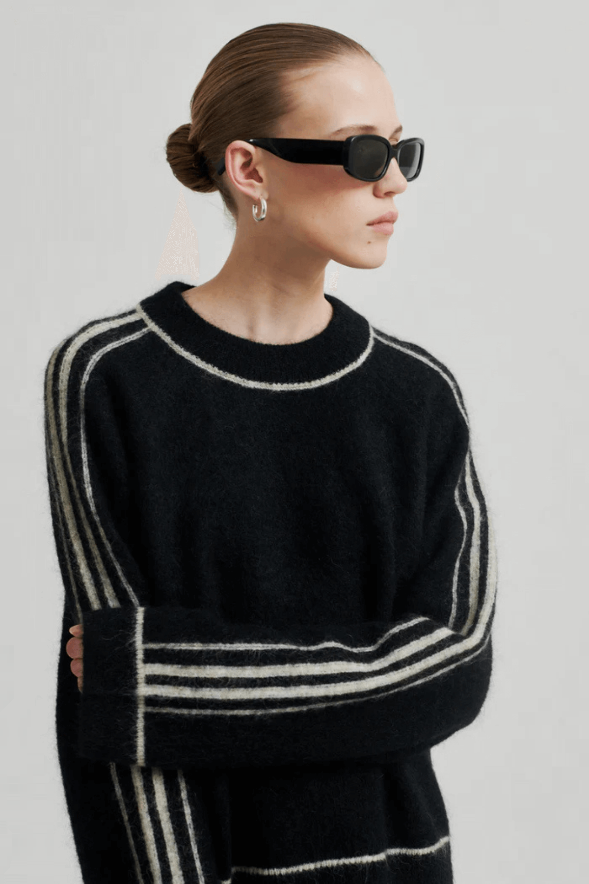 ROSEMARIE KNIT O-NECK BLACK