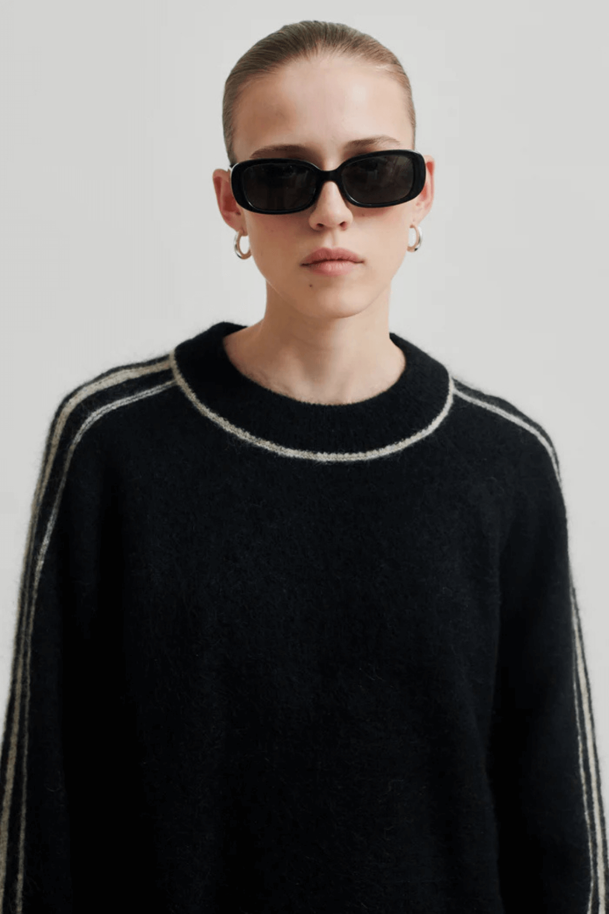 ROSEMARIE KNIT O-NECK BLACK