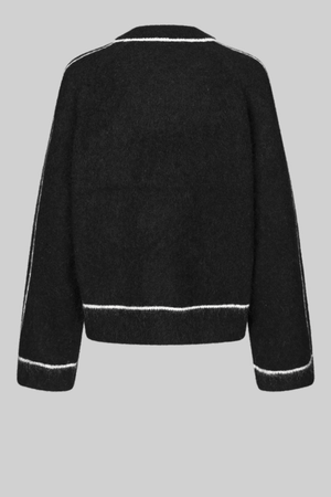 ROSEMARIE KNIT O-NECK BLACK