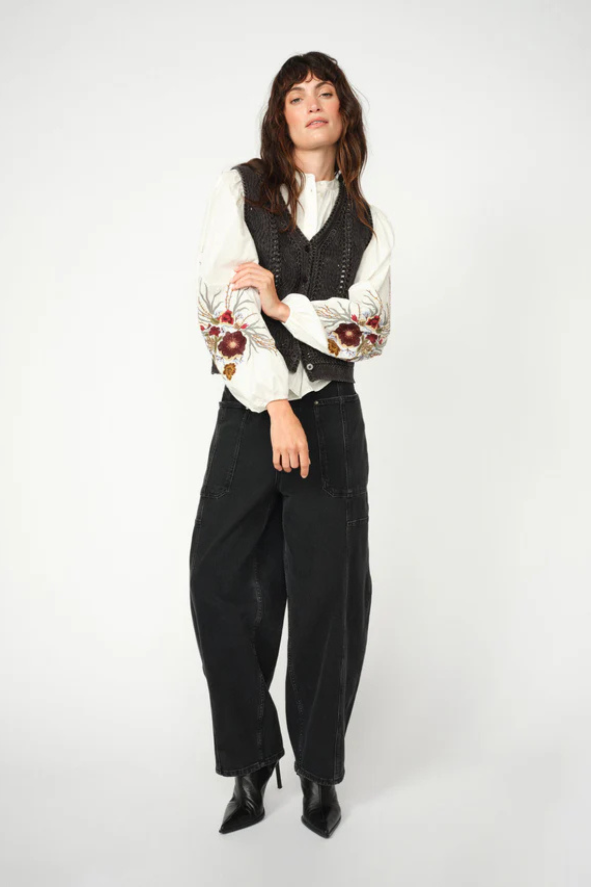 ROSY GALLEON JEANS DARK GREY