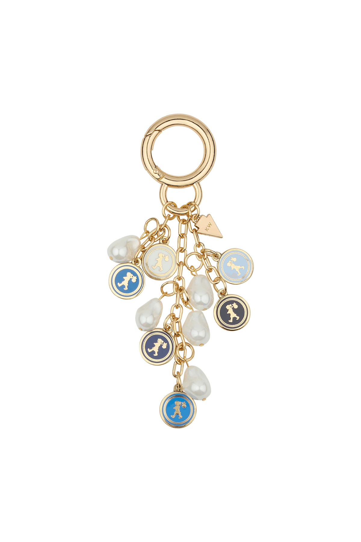 RUNAWAY COINS CHARM GOLD/BLUE MULTI
