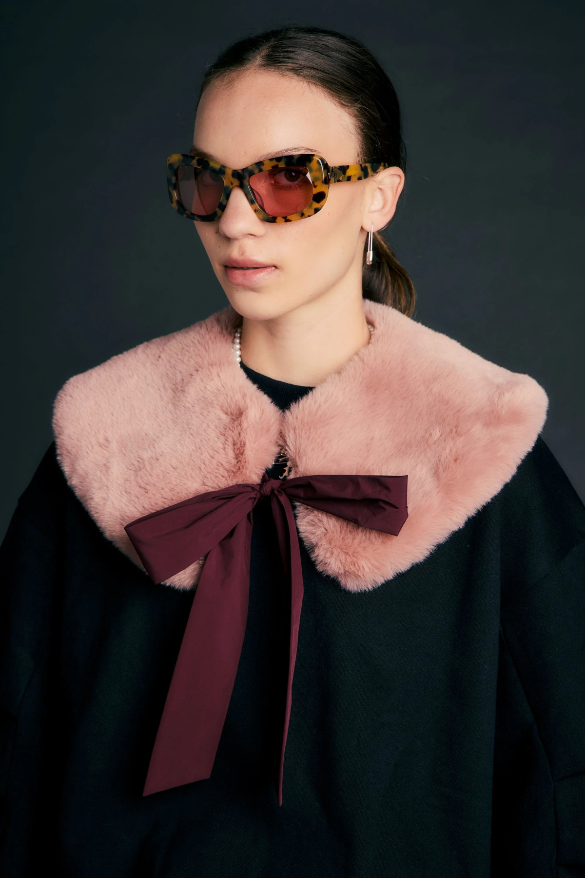 RUNAWAY COLLAR DUSTY ROSE