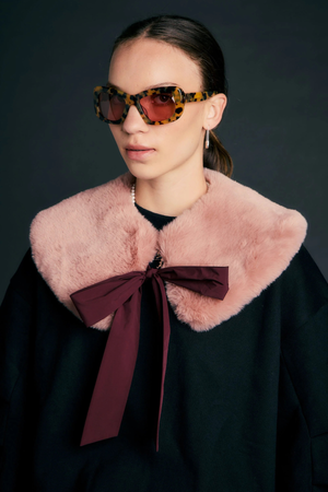RUNAWAY COLLAR DUSTY ROSE