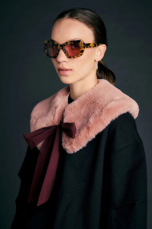 RUNAWAY COLLAR DUSTY ROSE