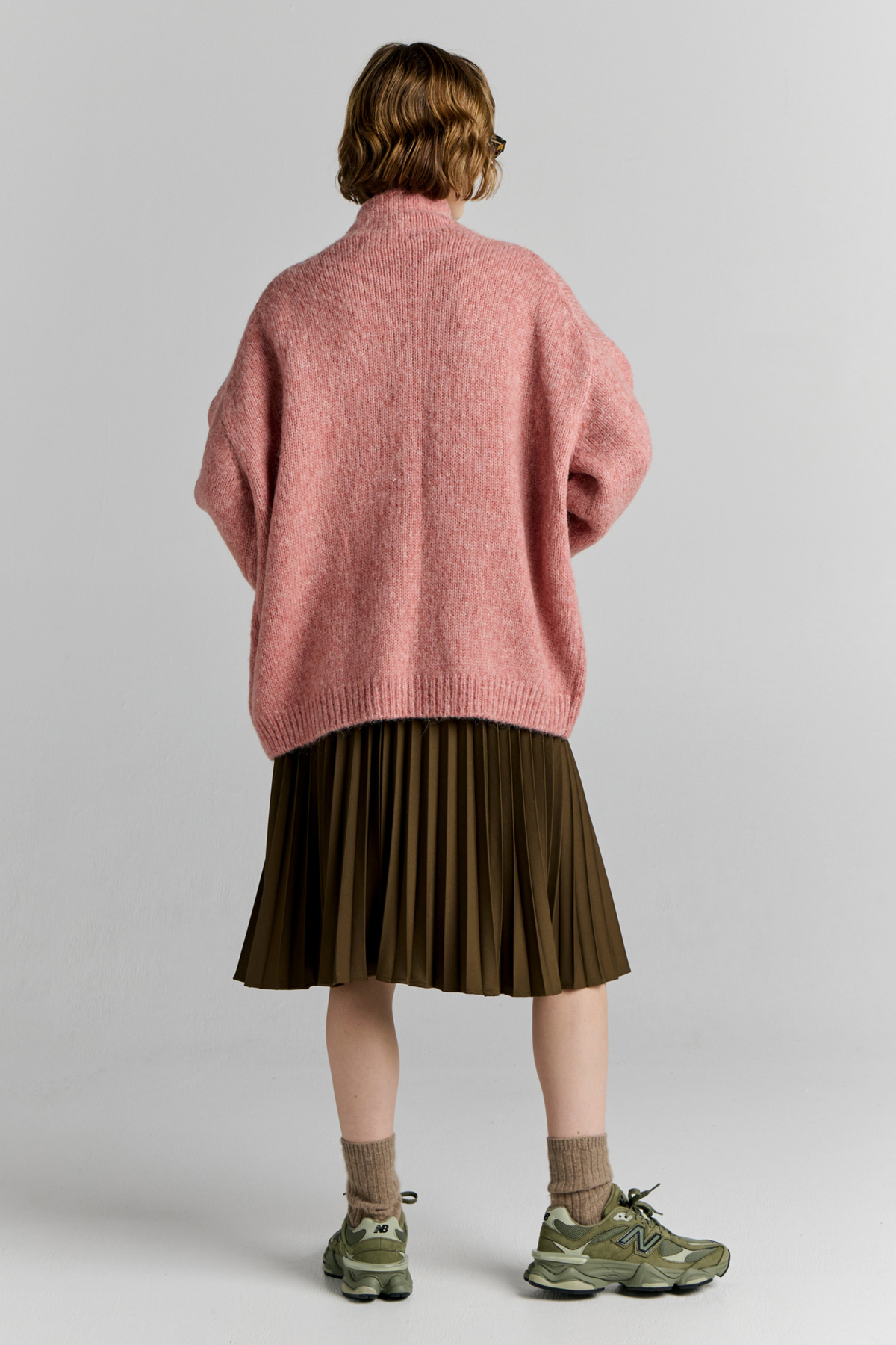 RUNAWAY ROPE SWEATER PINK