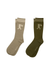 RUNAWAY GIRL SOCKS 2 PACK SAGE/OLIVE