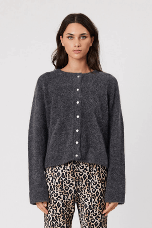 RYDER CARDIGAN CHARCOAL