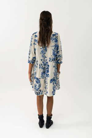 SABINE SHORT DRESS BLUE