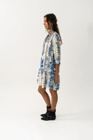 SABINE SHORT DRESS BLUE