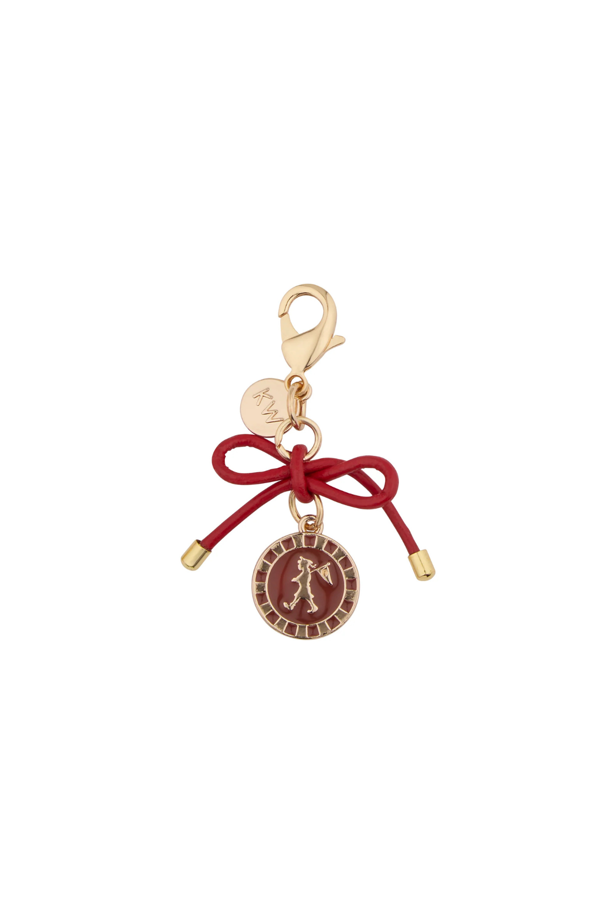 SAILOR GIRL CHARM GOLD/RED
