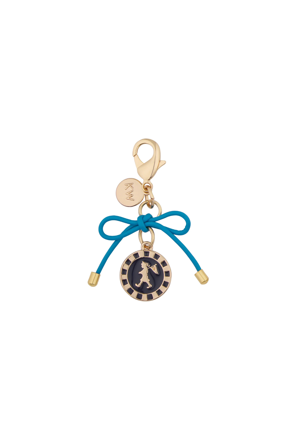 SAILOR GIRL CHARM GOLD/NAVY