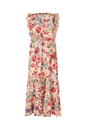 SAMO MIDI DRESS FOWER PRINT