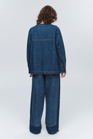 SEAM SHIRT WASHED INDIGO