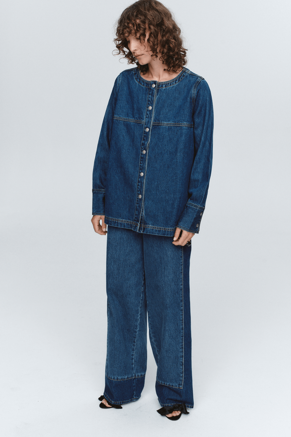 SEAM SHIRT WASHED INDIGO