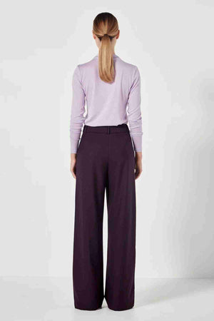 SELBOURNE TROUSER AUBERGINE
