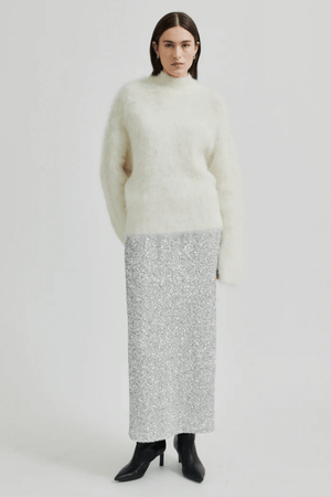 SHIMMA SKIRT SILVER