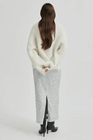 SHIMMA SKIRT SILVER