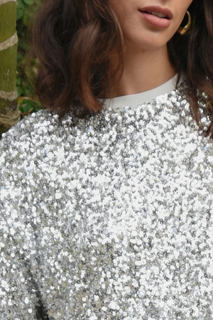 SHINE QUEENS TOP SILVER