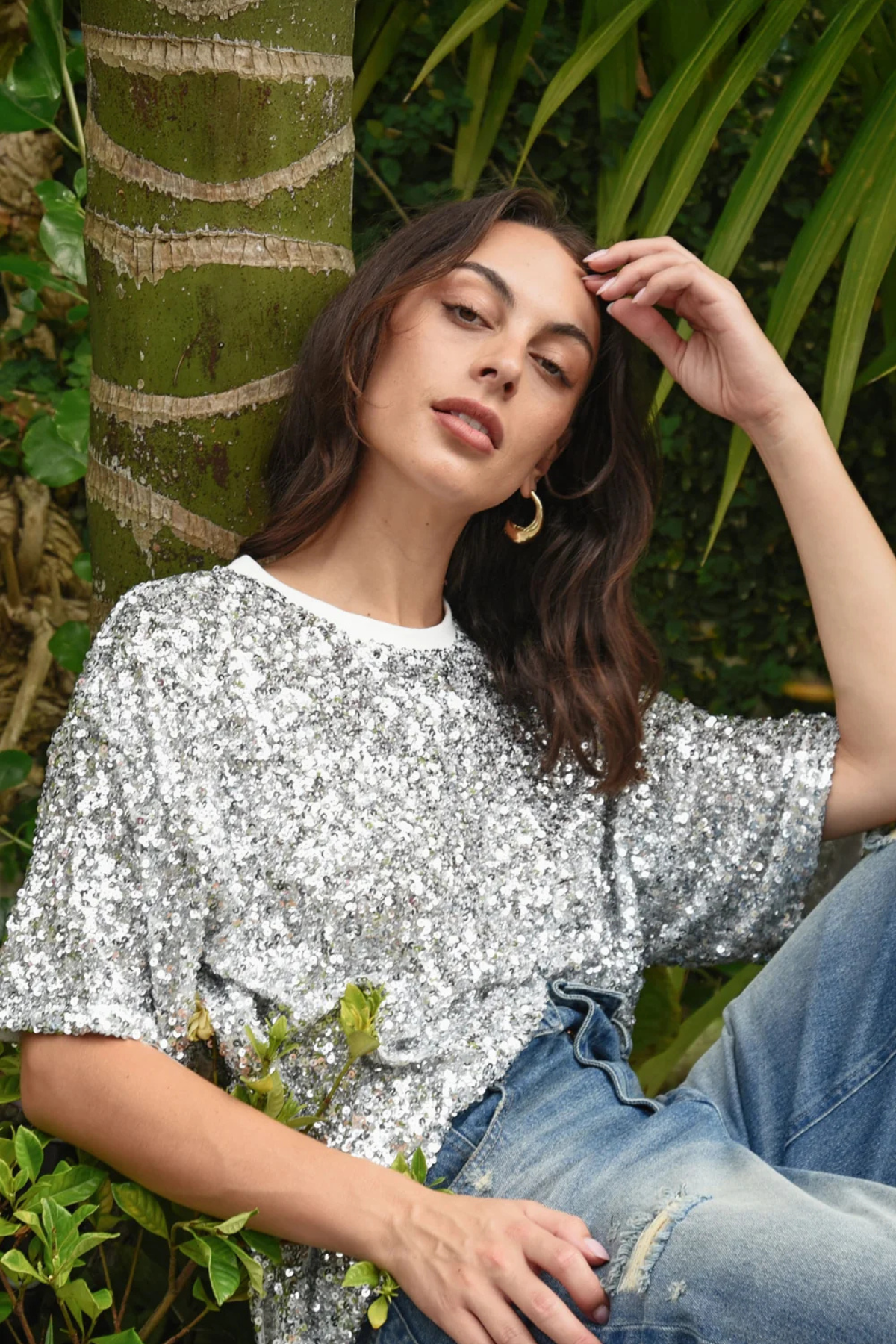 SHINE QUEENS TOP SILVER